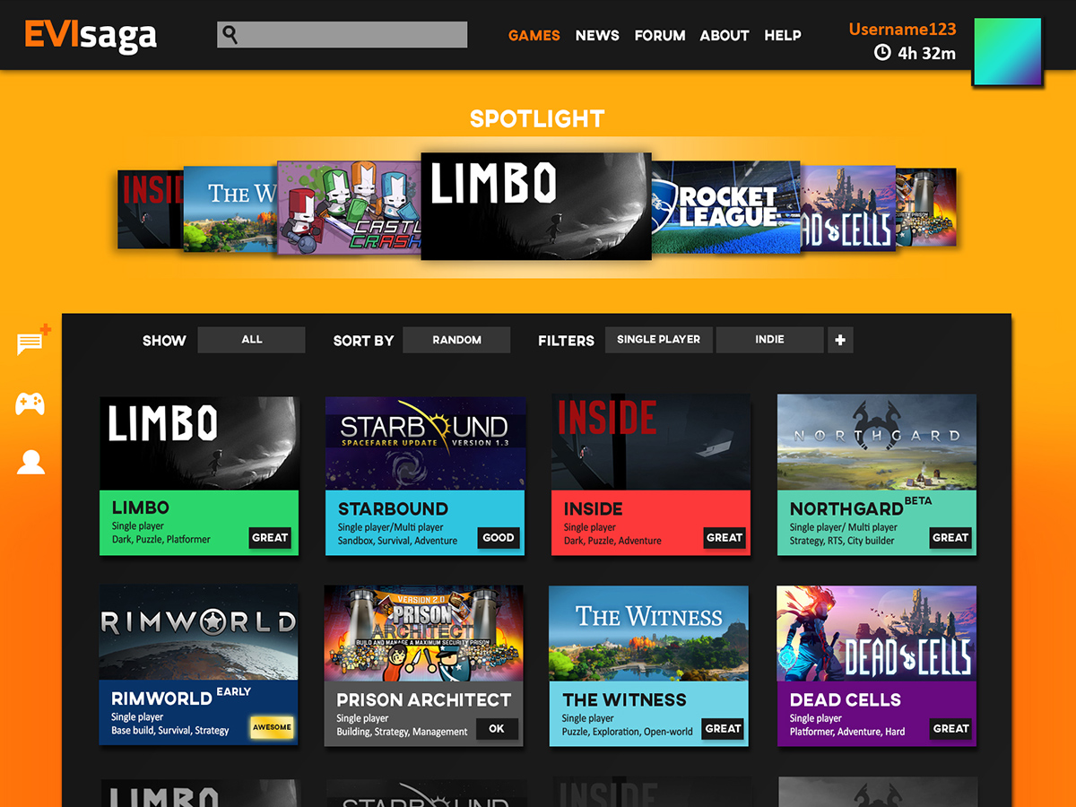 EVIsaga Application Alternative Design