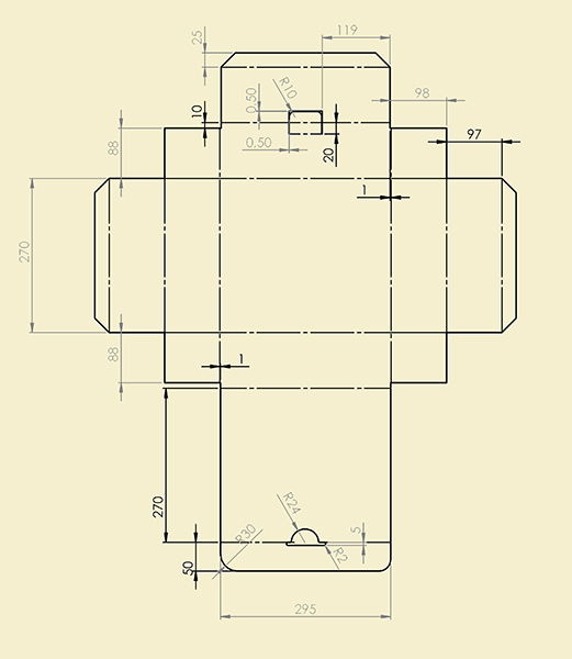 Technical Drawing Packaging
